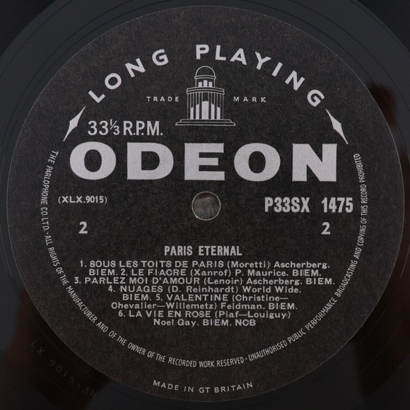 Paris Eternel Original Versions Of The Most Famous French Melodies 12" Vinyl LP - Picture 7 of 9
